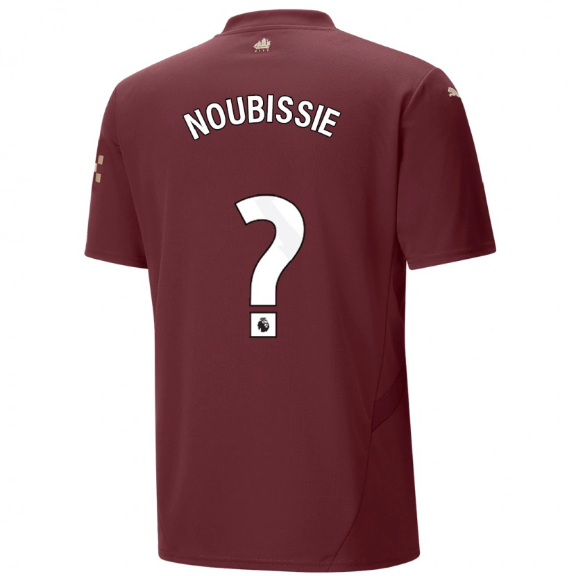 Danxen Kid Tyrese Noubissie #0 Maroon Third Jersey 2024/25 T-Shirt