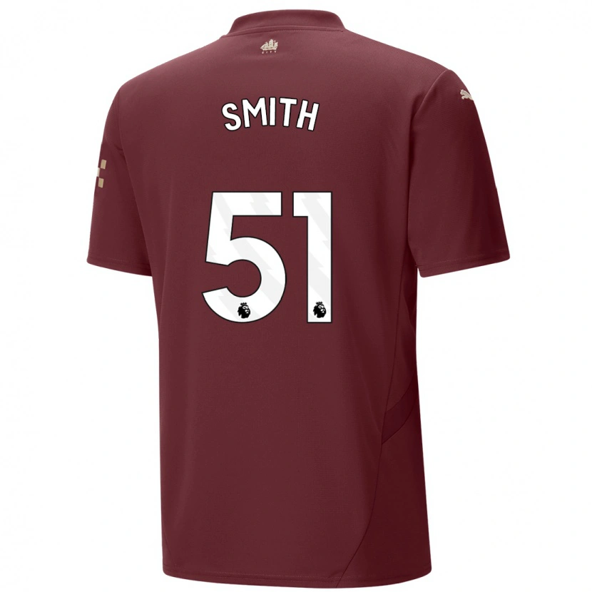 Danxen Kid Isaac Smith #51 Maroon Third Jersey 2024/25 T-Shirt