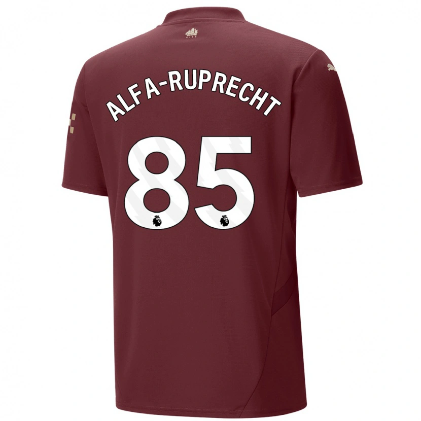 Danxen Kid Farid Alfa-Ruprecht #85 Maroon Third Jersey 2024/25 T-Shirt