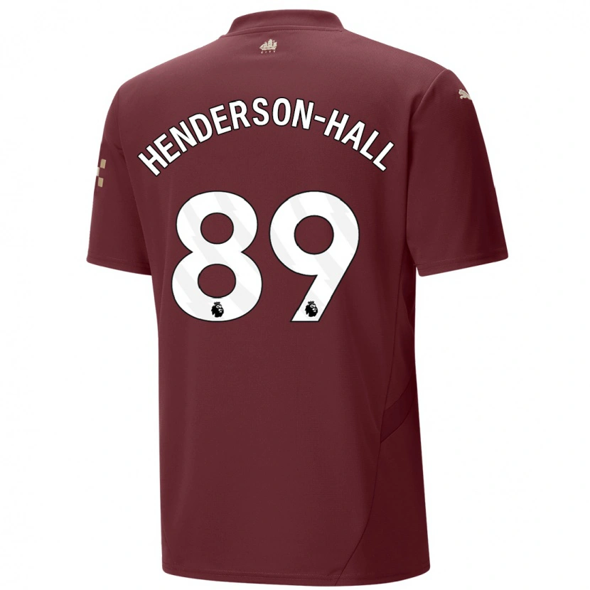 Danxen Kid Matty Henderson-Hall #89 Maroon Third Jersey 2024/25 T-Shirt