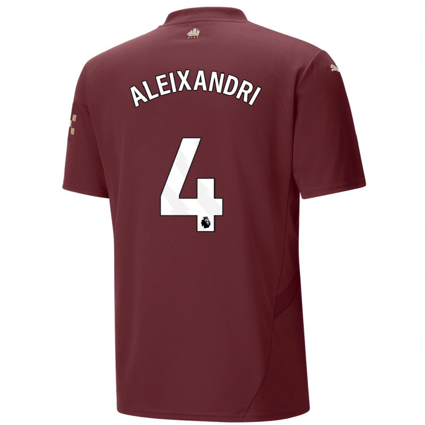 Danxen Kid Laia Aleixandri #4 Maroon Third Jersey 2024/25 T-Shirt