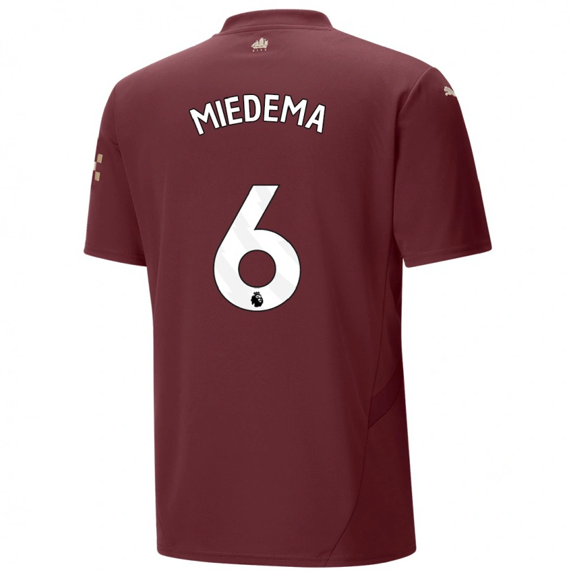 Danxen Kid Vivianne Miedema #6 Maroon Third Jersey 2024/25 T-Shirt