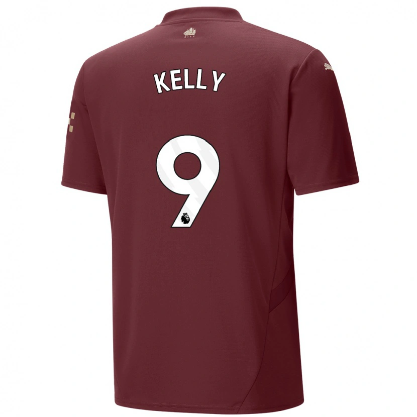 Danxen Kid Chloe Kelly #9 Maroon Third Jersey 2024/25 T-Shirt