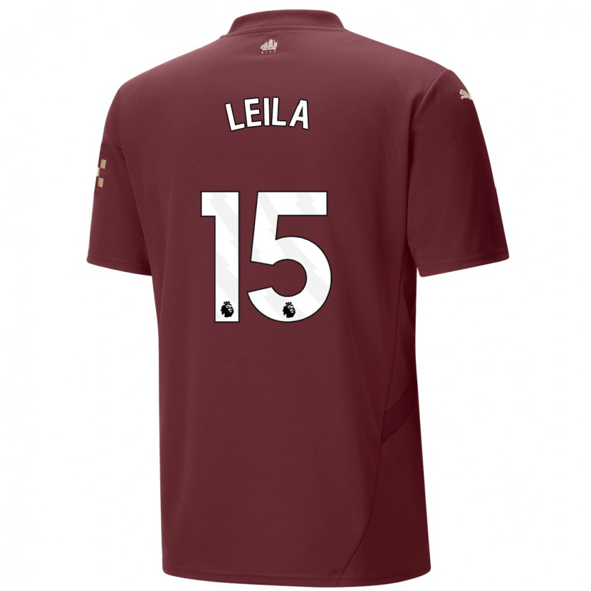 Danxen Kid Leila Ouahabi #15 Maroon Third Jersey 2024/25 T-Shirt