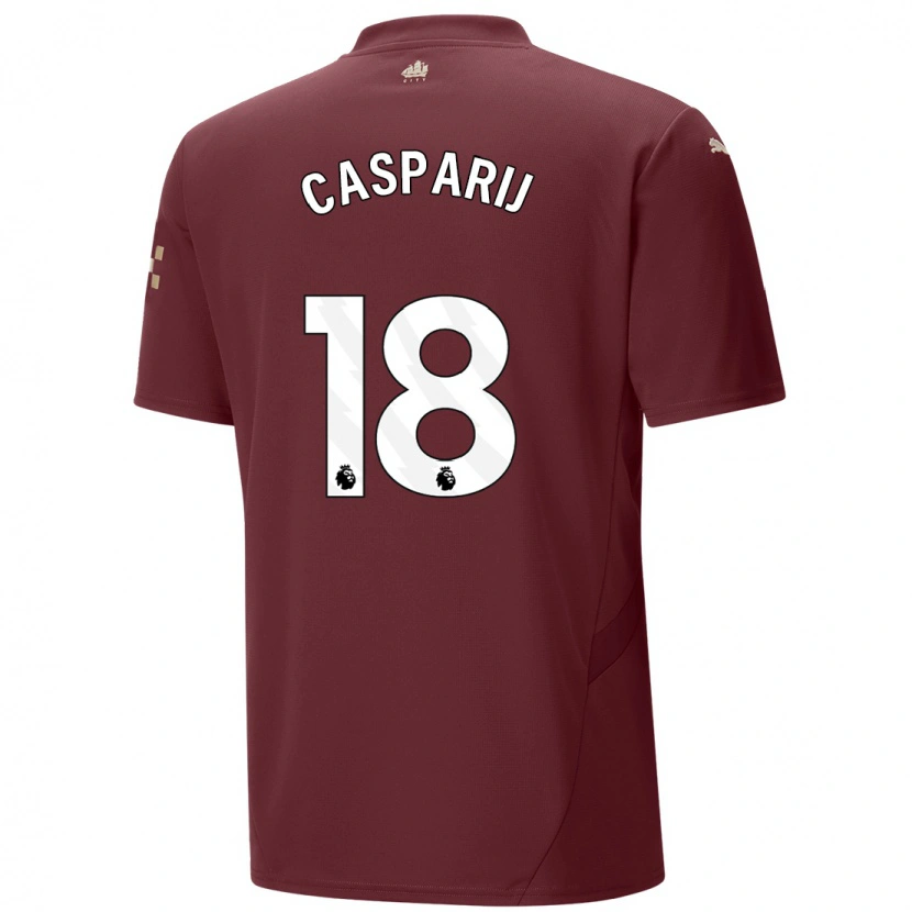 Danxen Kid Kerstin Casparij #18 Maroon Third Jersey 2024/25 T-Shirt