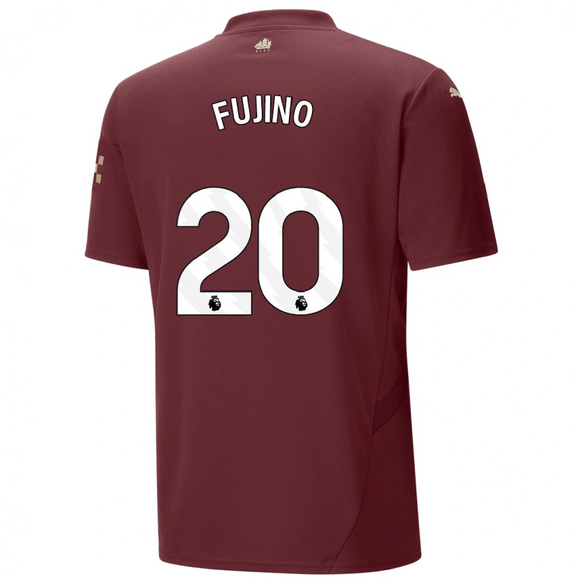 Danxen Kid Aoba Fujino #20 Maroon Third Jersey 2024/25 T-Shirt