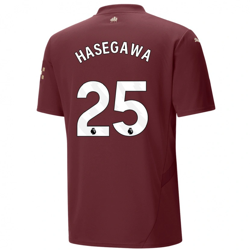 Danxen Kid Yui Hasegawa #25 Maroon Third Jersey 2024/25 T-Shirt