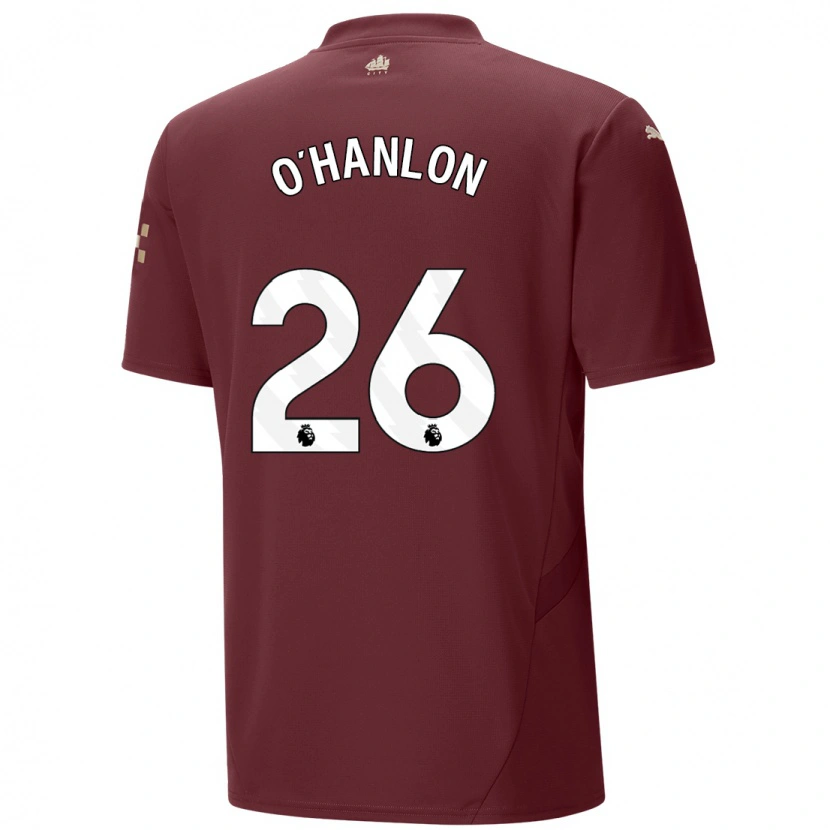 Danxen Kid Tara O'hanlon #26 Maroon Third Jersey 2024/25 T-Shirt