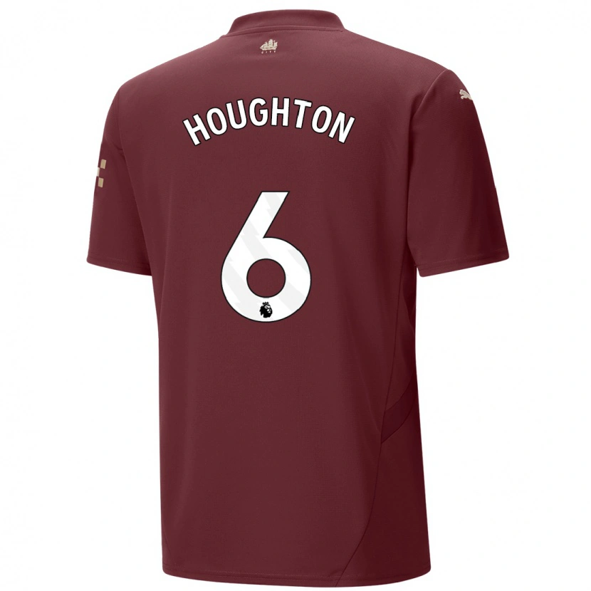 Danxen Kid Steph Houghton #6 Maroon Third Jersey 2024/25 T-Shirt