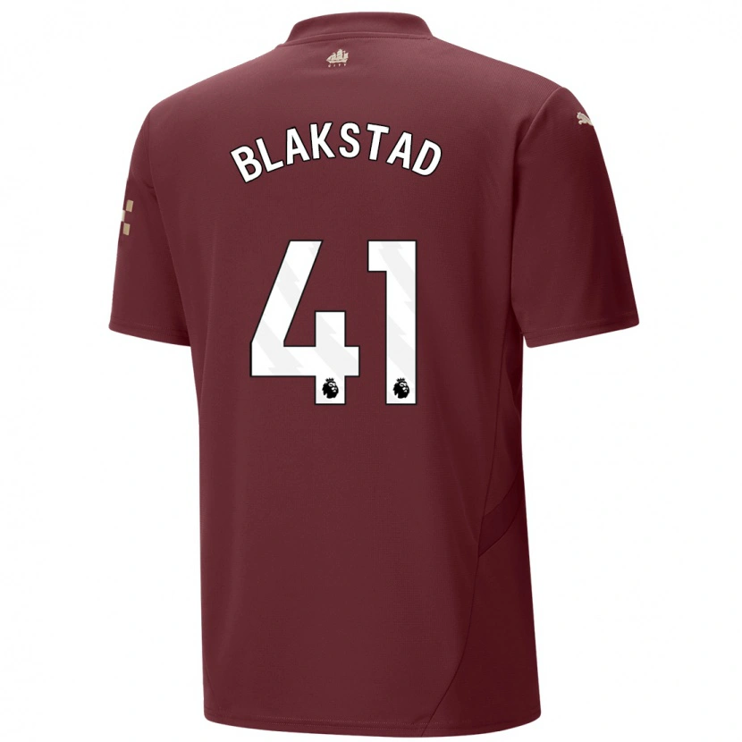 Danxen Kid Julie Blakstad #41 Maroon Third Jersey 2024/25 T-Shirt