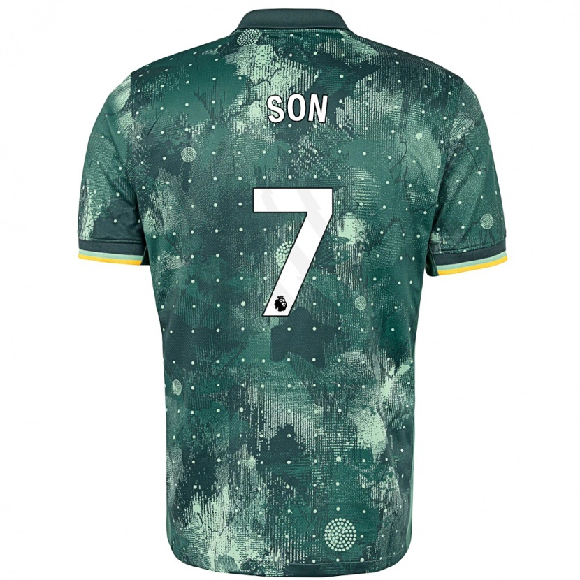 Danxen Kid Heung-Min Son #7 Mint Green Third Jersey 2024/25 T-Shirt