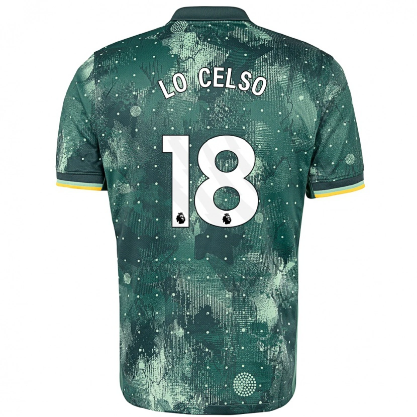 Danxen Kid Giovani Lo Celso #20 Mint Green Third Jersey 2024/25 T-Shirt