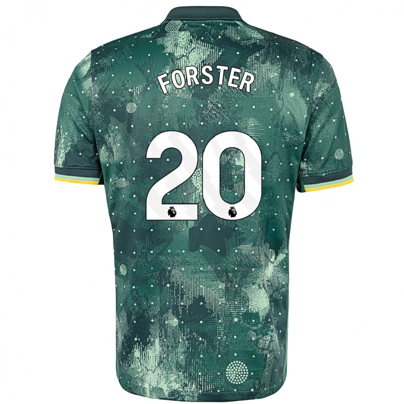 Danxen Kid Fraser Forster #20 Mint Green Third Jersey 2024/25 T-Shirt