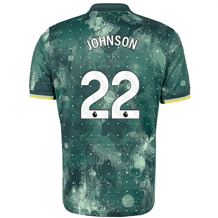 Danxen Kid Brennan Johnson #22 Mint Green Third Jersey 2024/25 T-Shirt