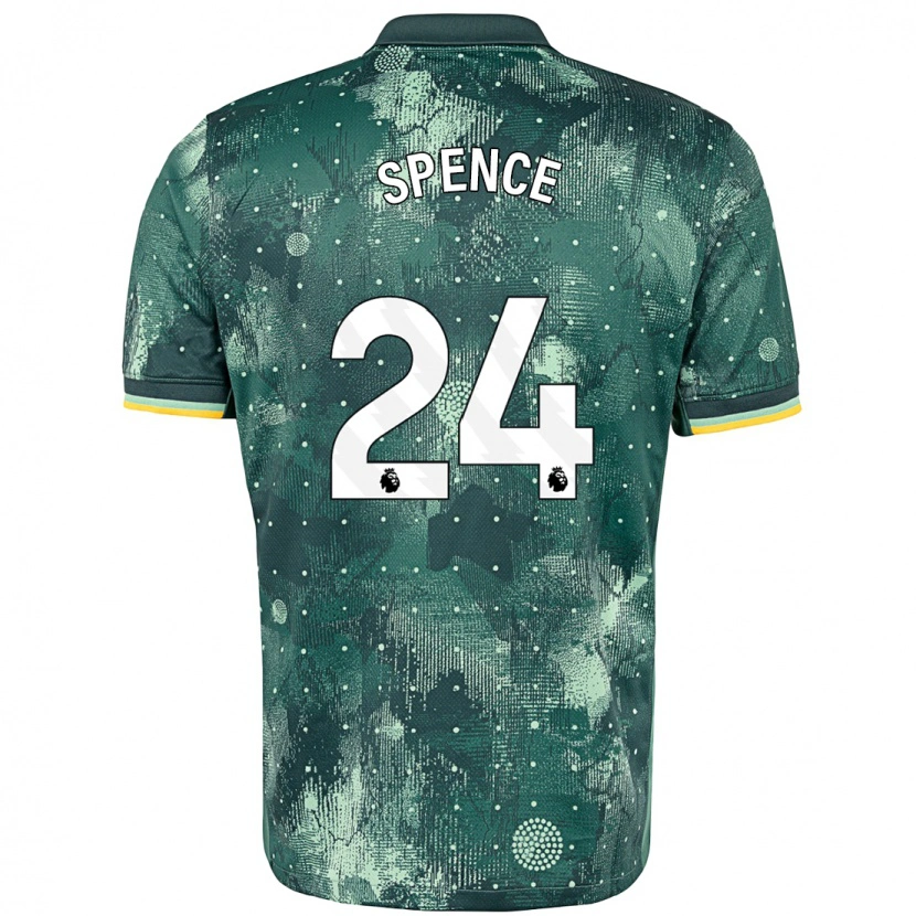 Danxen Kid Djed Spence #24 Mint Green Third Jersey 2024/25 T-Shirt