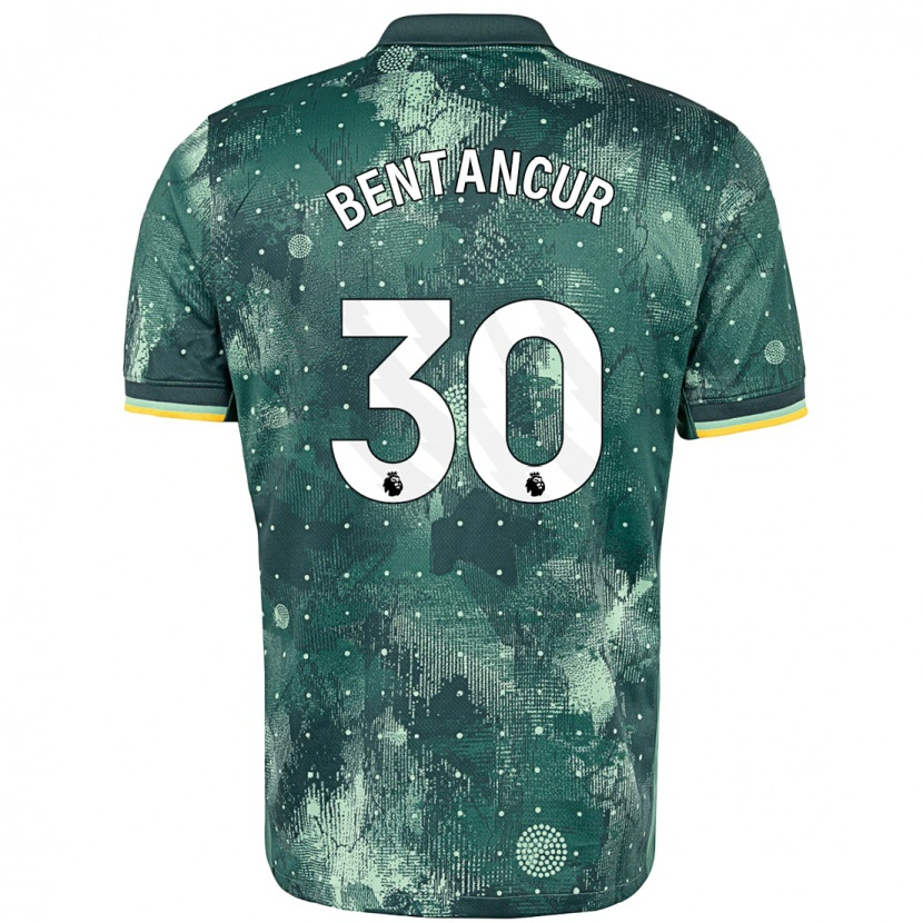 Danxen Kid Rodrigo Bentancur #30 Mint Green Third Jersey 2024/25 T-Shirt