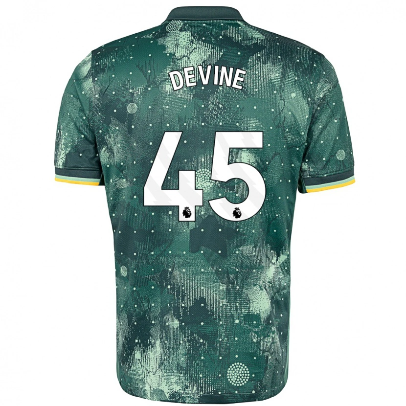 Danxen Kid Alfie Devine #45 Mint Green Third Jersey 2024/25 T-Shirt