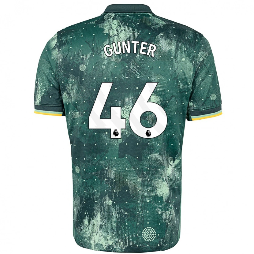 Danxen Kid Luca Gunter #46 Mint Green Third Jersey 2024/25 T-Shirt