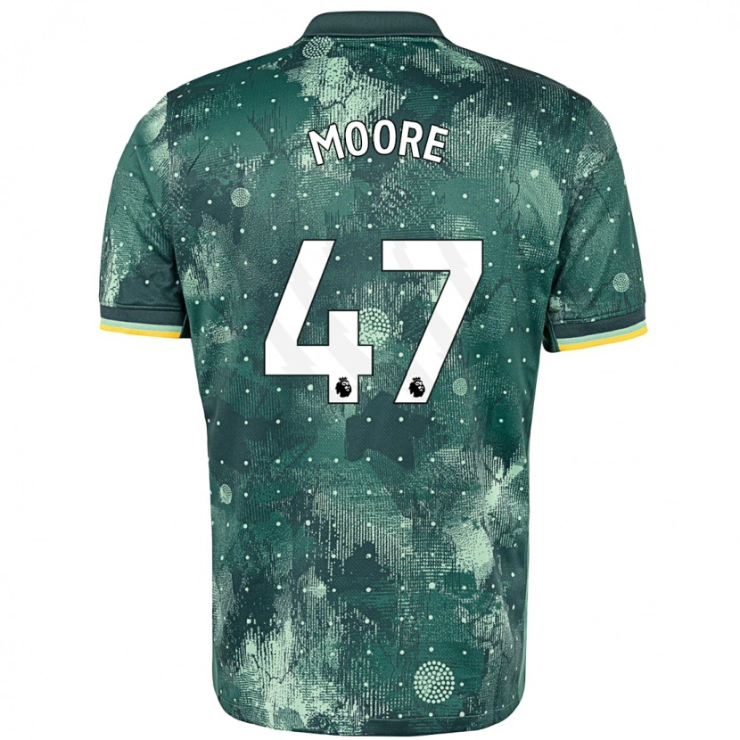 Danxen Kid Mikey Moore #47 Mint Green Third Jersey 2024/25 T-Shirt