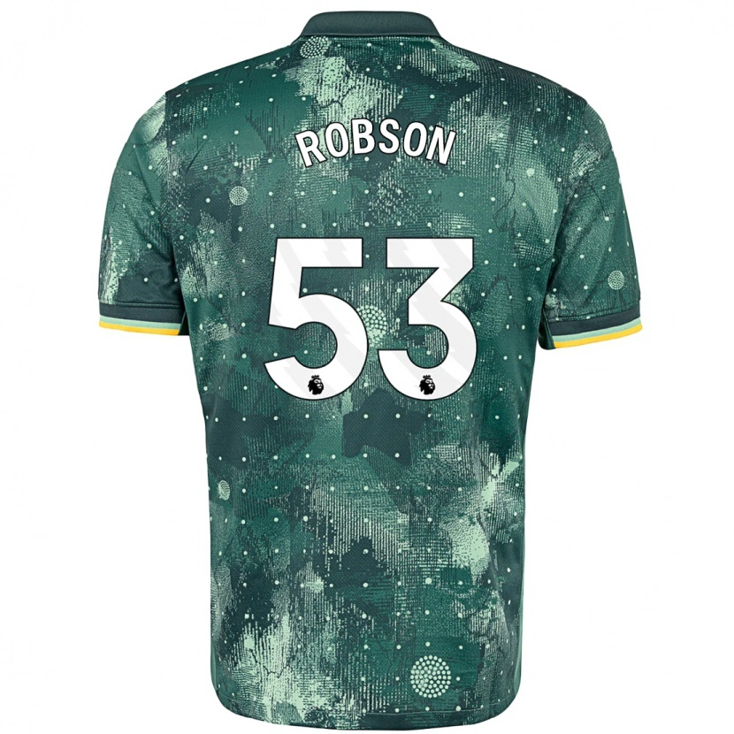 Danxen Kid Max Robson #53 Mint Green Third Jersey 2024/25 T-Shirt