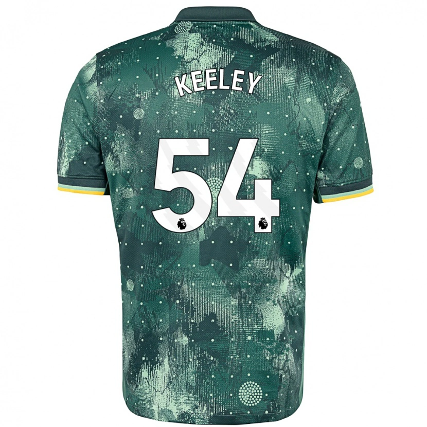 Danxen Kid Josh Keeley #54 Mint Green Third Jersey 2024/25 T-Shirt