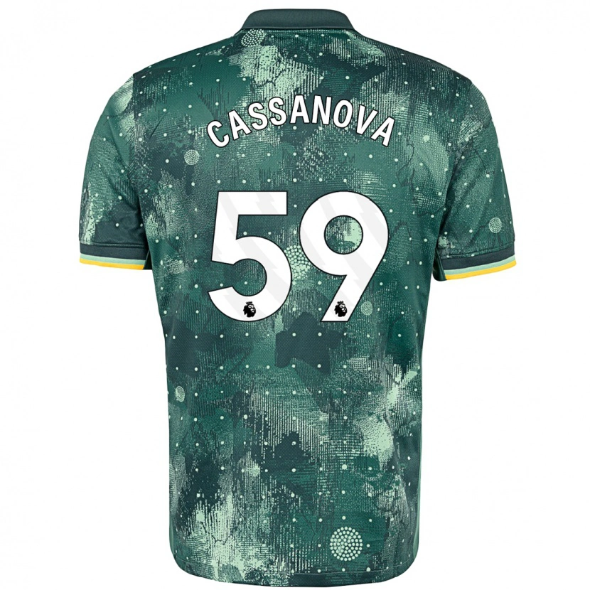 Danxen Kid Dante Cassanova #59 Mint Green Third Jersey 2024/25 T-Shirt