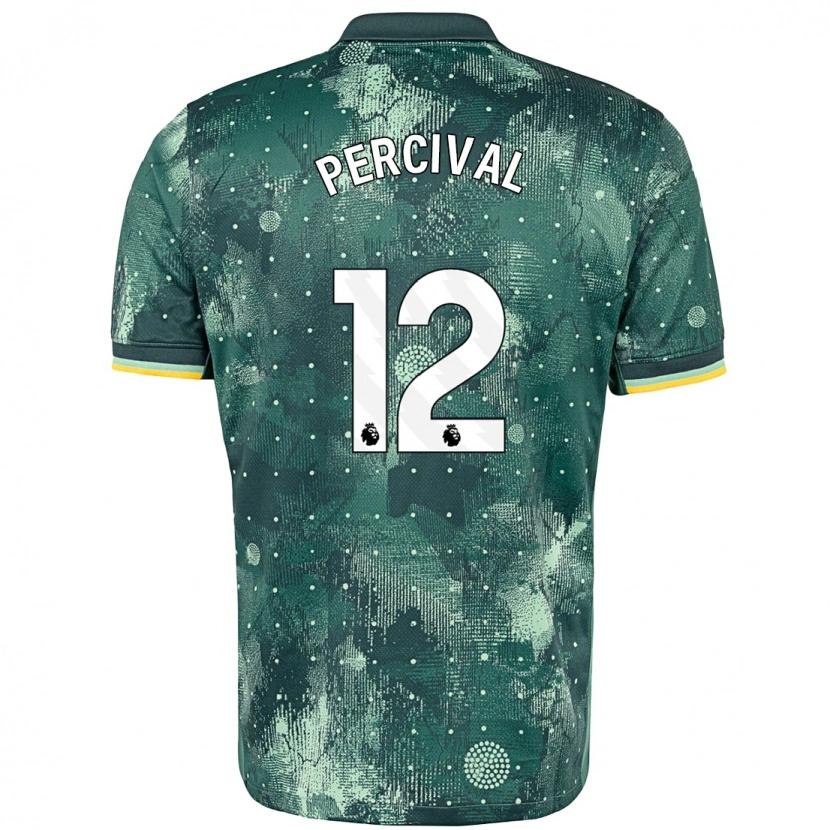 Danxen Kid Ria Percival #12 Mint Green Third Jersey 2024/25 T-Shirt