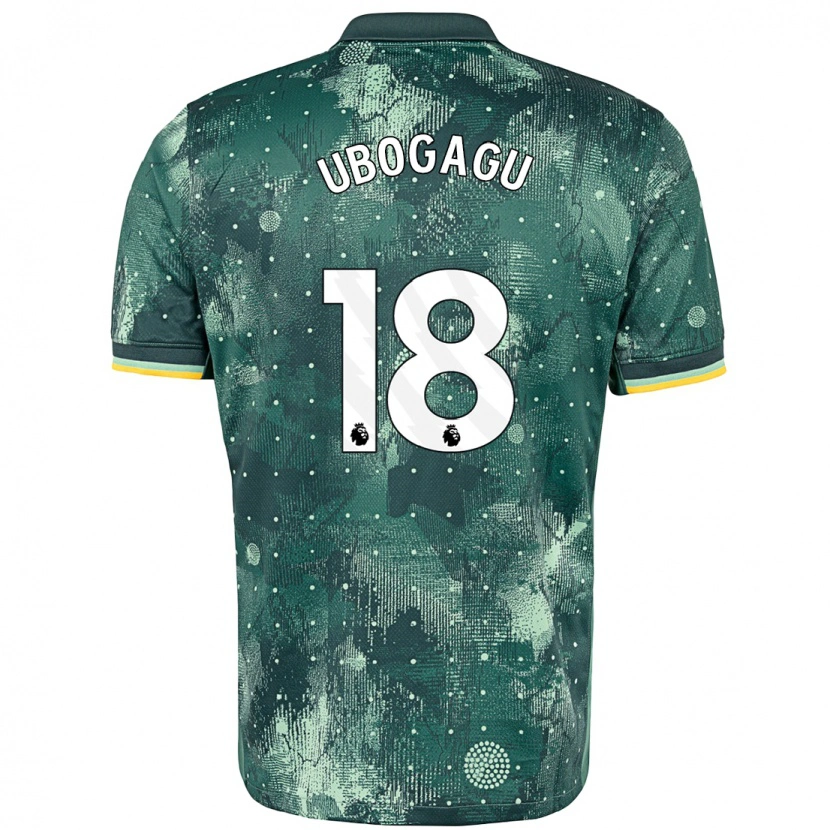 Danxen Kid Chioma Ubogagu #18 Mint Green Third Jersey 2024/25 T-Shirt