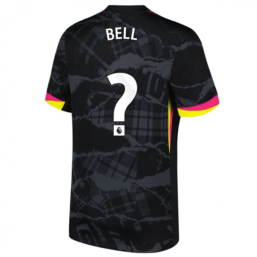 Danxen Kid Toby Bell #0 Black Pink Third Jersey 2024/25 T-Shirt