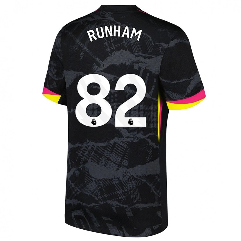 Danxen Kid Frankie Runham #82 Black Pink Third Jersey 2024/25 T-Shirt