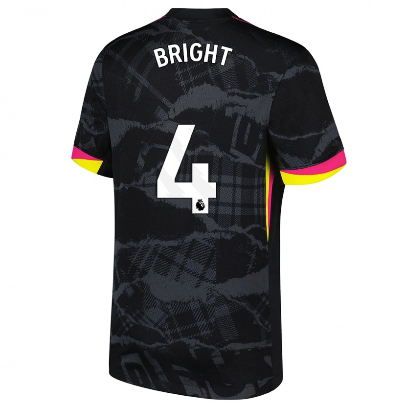 Danxen Kid Millie Bright #4 Black Pink Third Jersey 2024/25 T-Shirt