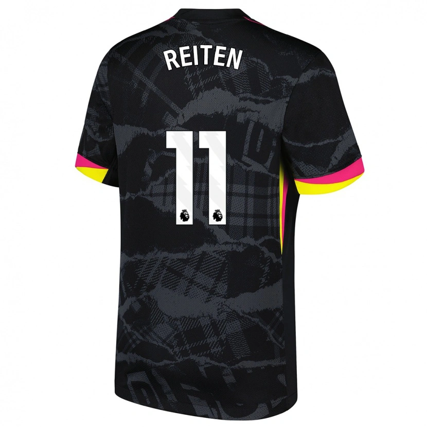 Danxen Kid Guro Reiten #11 Black Pink Third Jersey 2024/25 T-Shirt