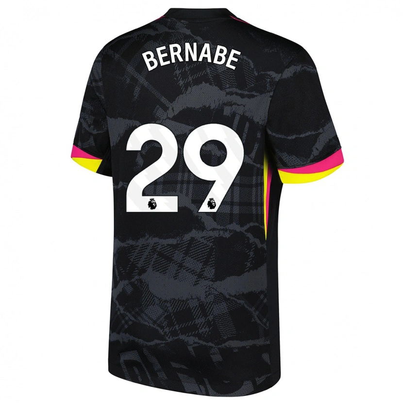 Danxen Kid Alejandra Bernabé #29 Black Pink Third Jersey 2024/25 T-Shirt