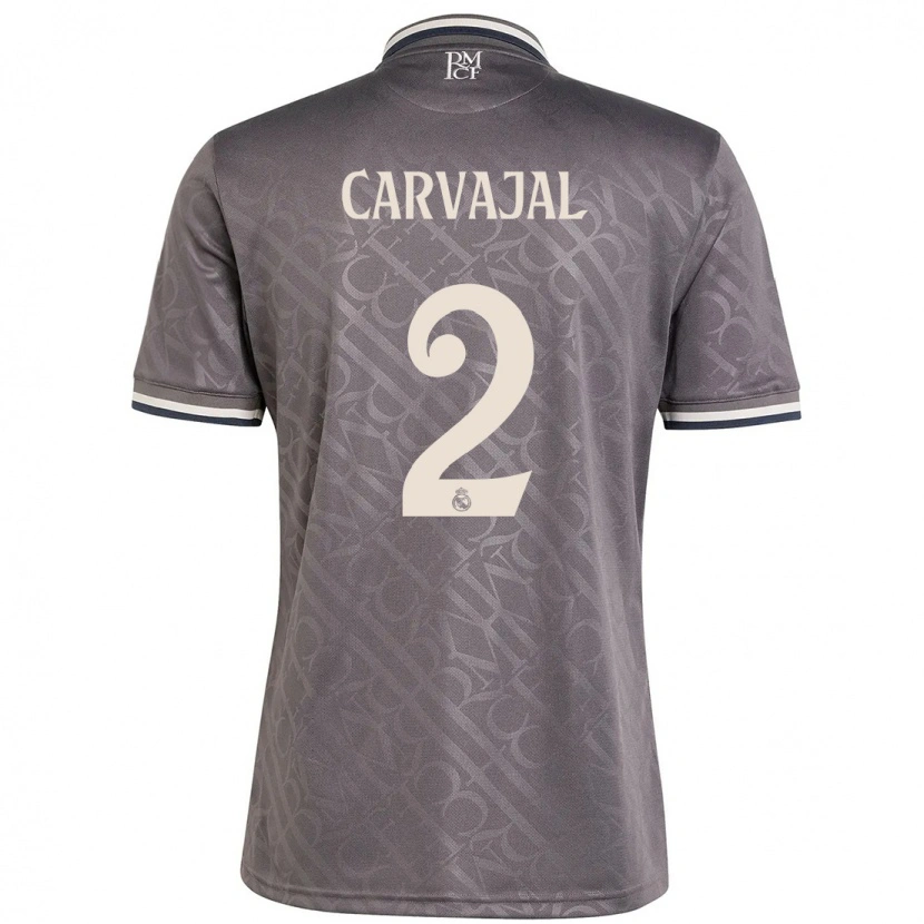 Danxen Kid Daniel Carvajal #2 Charcoal Third Jersey 2024/25 T-Shirt