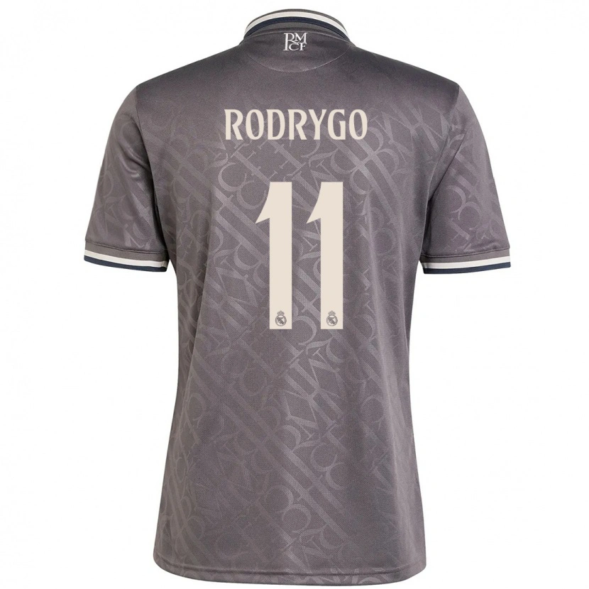 Danxen Kid Rodrygo #11 Charcoal Third Jersey 2024/25 T-Shirt