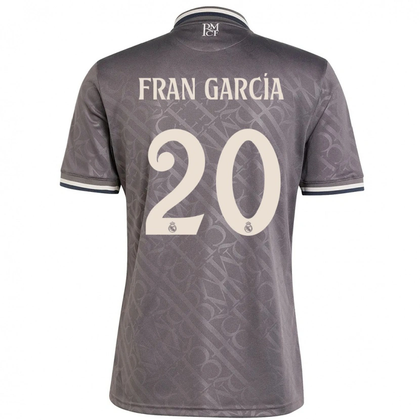 Danxen Kid Fran García #20 Charcoal Third Jersey 2024/25 T-Shirt