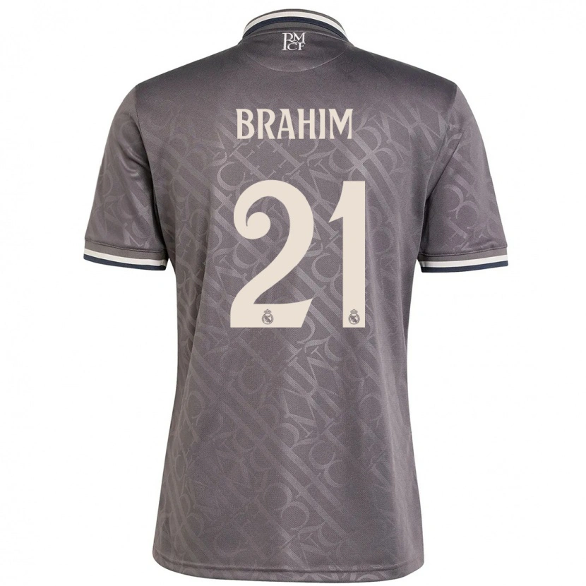 Danxen Kid Brahim Díaz #21 Charcoal Third Jersey 2024/25 T-Shirt