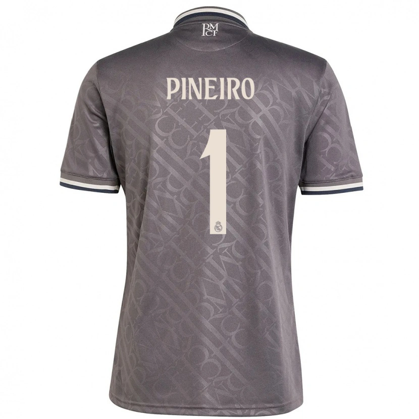 Danxen Kid Diego Piñeiro #1 Charcoal Third Jersey 2024/25 T-Shirt