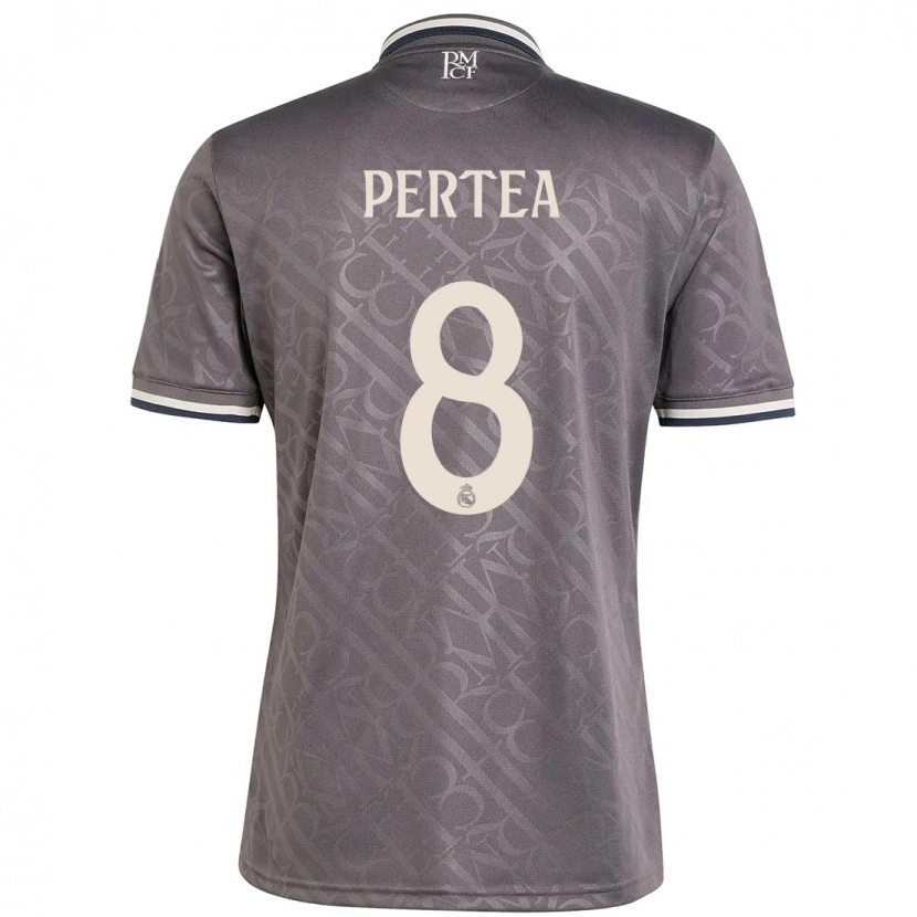 Danxen Kid Raul Pertea #8 Charcoal Third Jersey 2024/25 T-Shirt