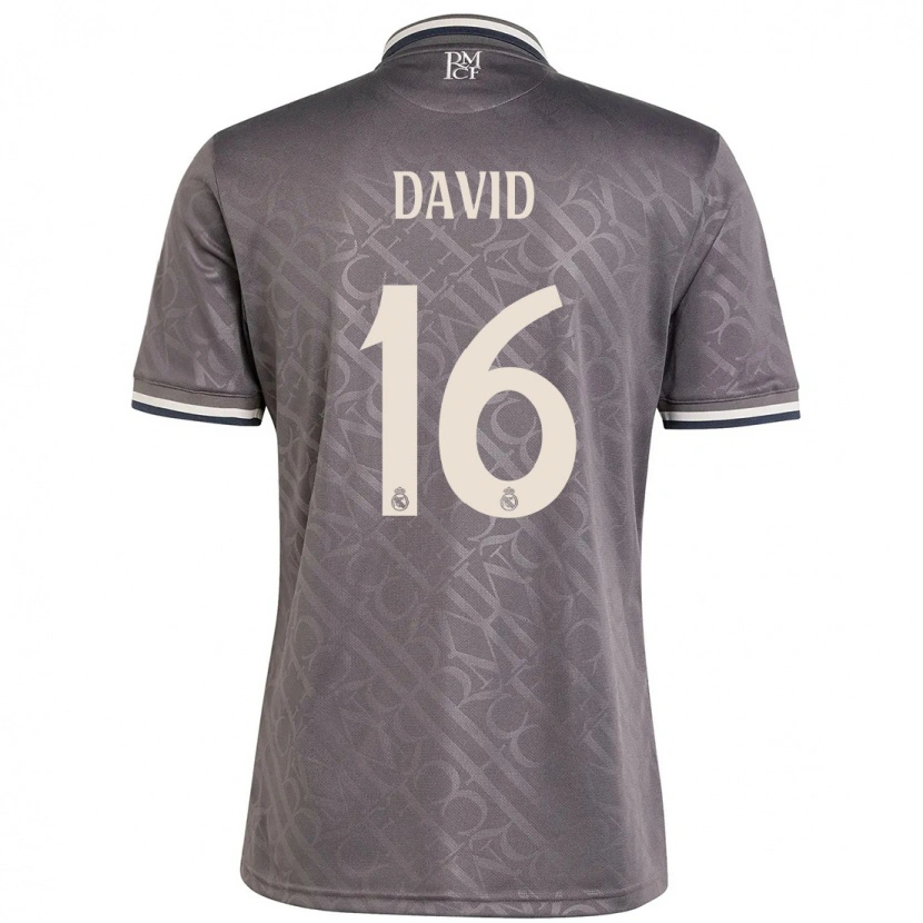 Danxen Kid Antonio David #16 Charcoal Third Jersey 2024/25 T-Shirt