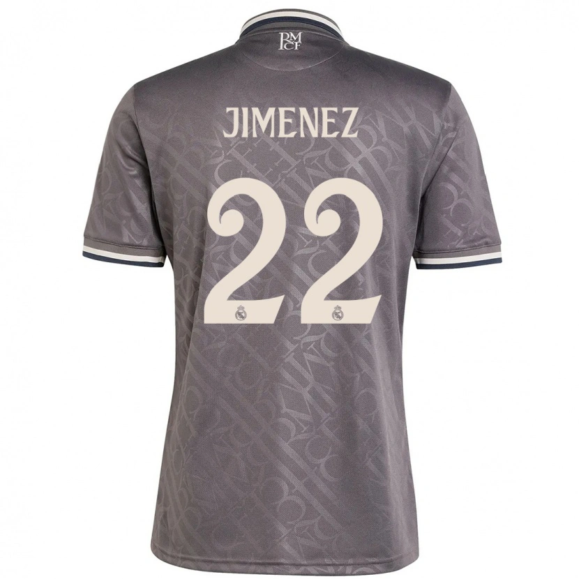 Danxen Kid David Jiménez #22 Charcoal Third Jersey 2024/25 T-Shirt