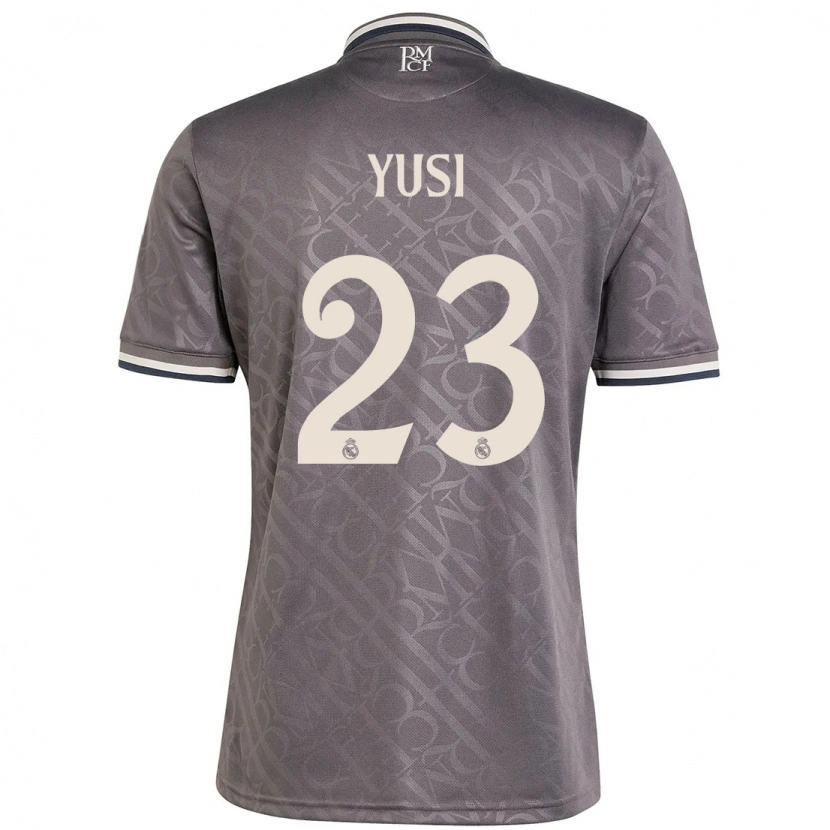 Danxen Kid Youssef Enríquez #23 Charcoal Third Jersey 2024/25 T-Shirt