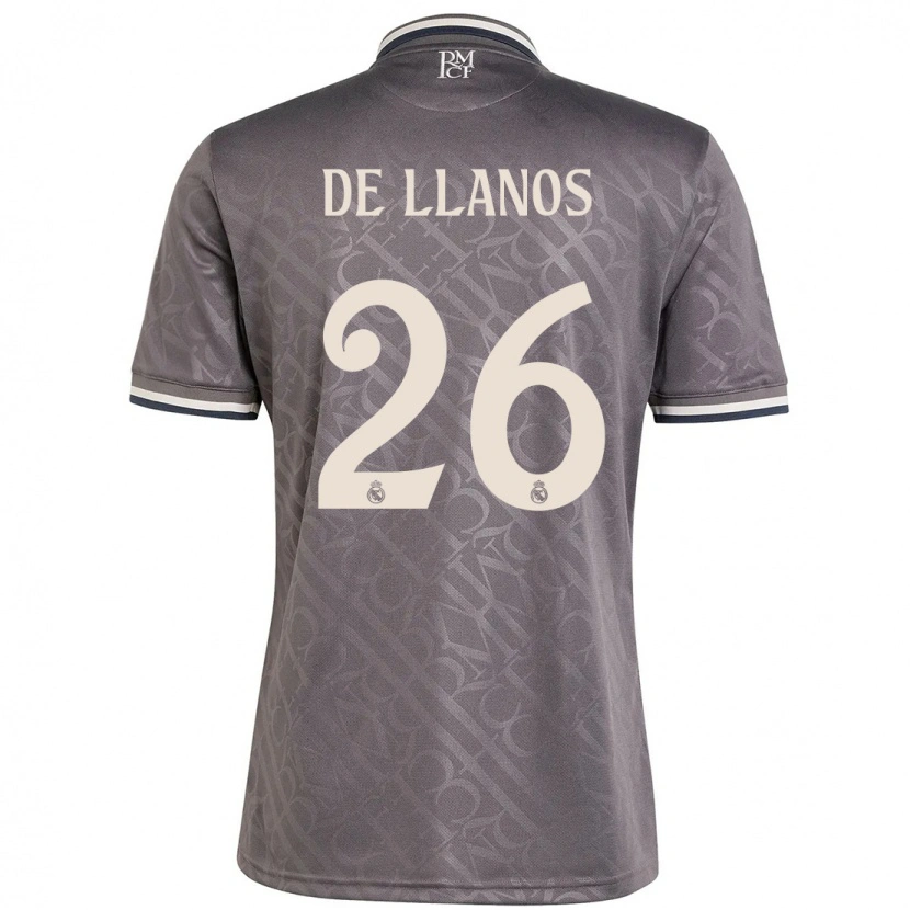 Danxen Kid Hugo De Llanos #26 Charcoal Third Jersey 2024/25 T-Shirt