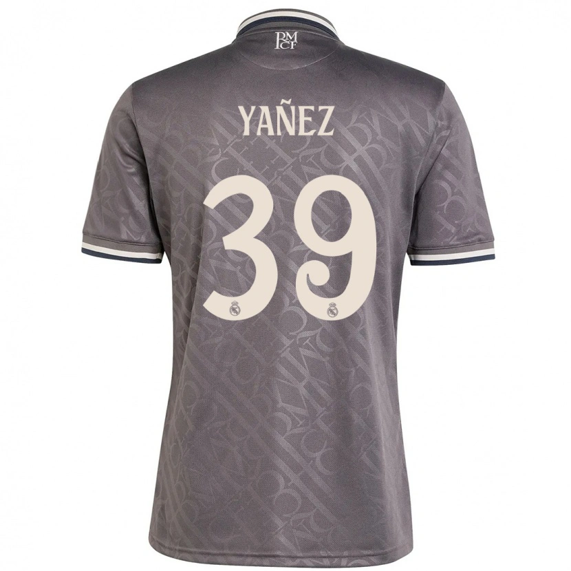 Danxen Kid Daniel Yañez #39 Charcoal Third Jersey 2024/25 T-Shirt