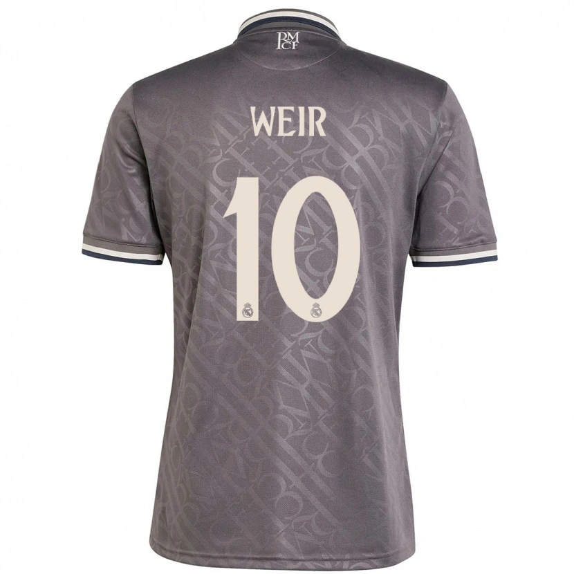 Danxen Kid Caroline Weir #10 Charcoal Third Jersey 2024/25 T-Shirt