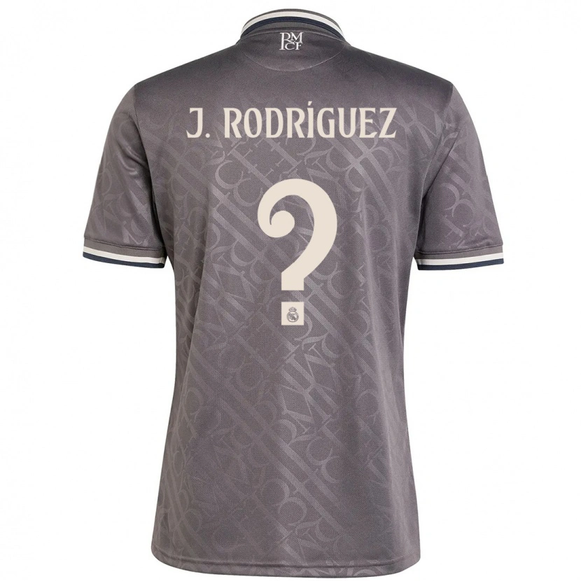 Danxen Kid Juan Rodríguez #0 Charcoal Third Jersey 2024/25 T-Shirt