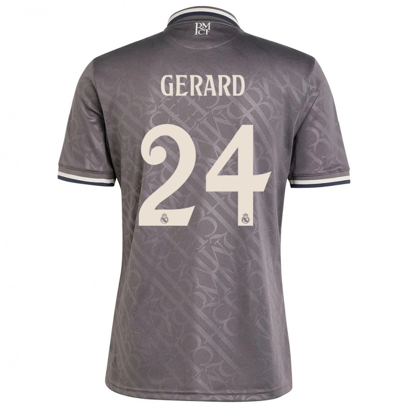 Danxen Kid Meline Gerard #24 Charcoal Third Jersey 2024/25 T-Shirt