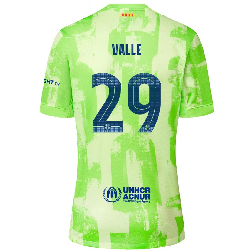 Danxen Kid Álex Valle #29 Lime Third Jersey 2024/25 T-Shirt