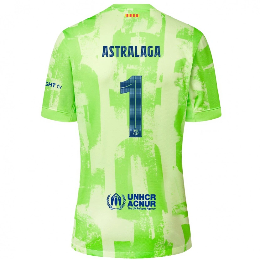 Danxen Kid Ander Astralaga #1 Lime Third Jersey 2024/25 T-Shirt