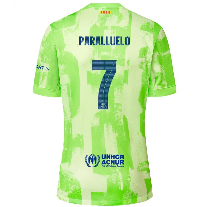 Danxen Kid Salma Paralluelo #7 Lime Third Jersey 2024/25 T-Shirt